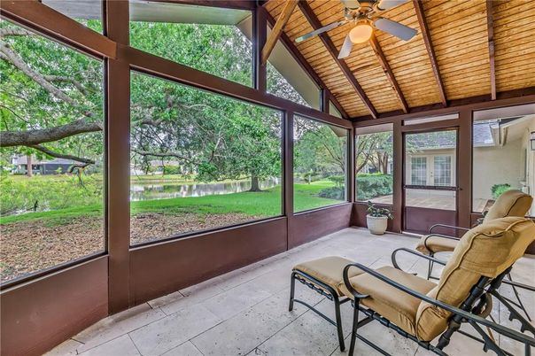 Interior, Sun Room, Wooden Ceilings