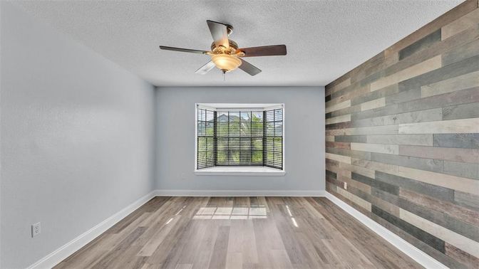 Empty room, Interior, Wood Texture Flooring, Wooden Walls