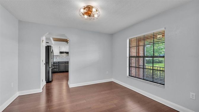 Empty room, Interior, Kitchen, Wood Texture Flooring