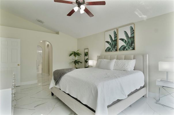 Bedroom, Interior, Marble