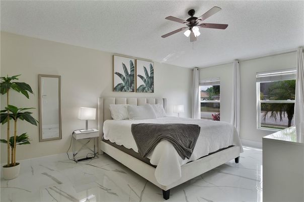 Bedroom, Interior, Marble