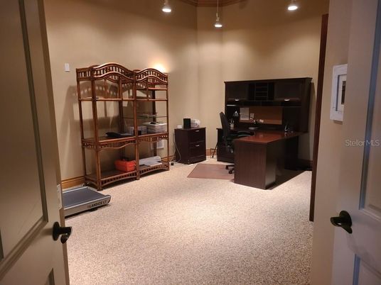 Home Office, Interior, Recessed Lighting