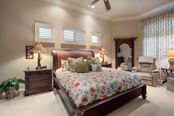 Bedroom, Interior, Recessed Lighting