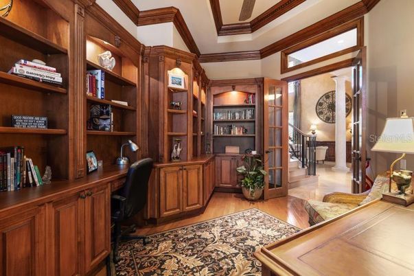 Home Office, Interior, Wood Texture Flooring