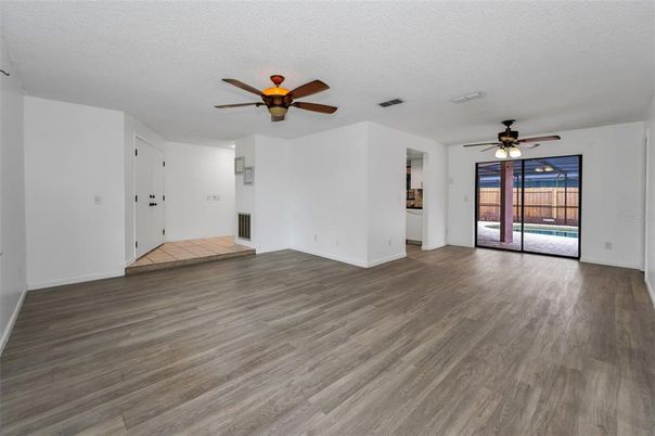 Empty room, Interior, Wood Texture Flooring