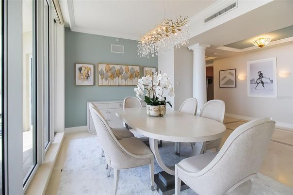 Chandelier, Dining room, Interior