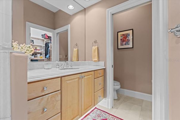 Bathroom, Interior, Recessed Lighting