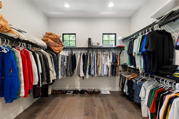 Interior, Recessed Lighting, Walk-in Closets, Wood Texture Flooring
