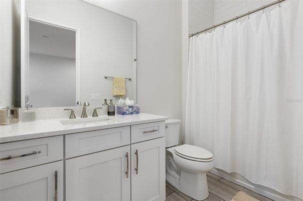 Bathroom, Interior, Wood Texture Flooring