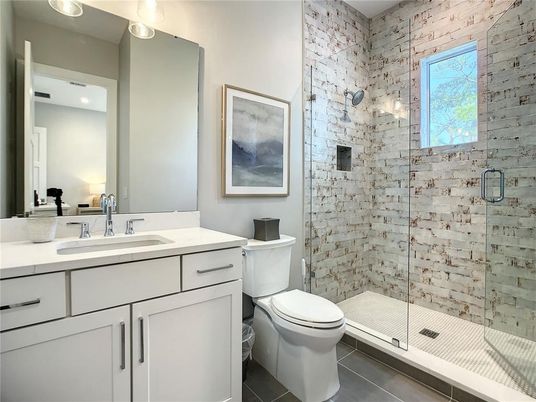 Bathroom, Glass Shower, Interior