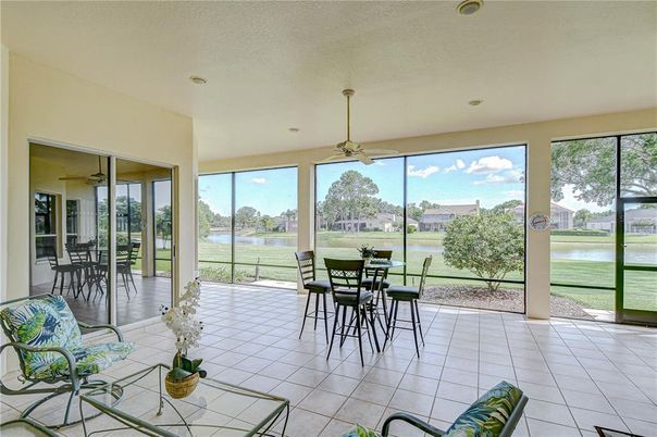 Dining room, Interior, Recessed Lighting, Sun Room, Water