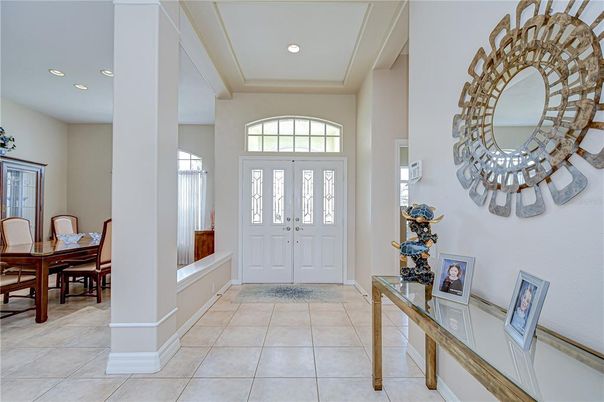 Dining room, Interior, Recessed Lighting