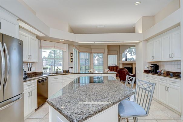 Dining room, Interior, Kitchen, Recessed Lighting, Stainless Steel Appliances