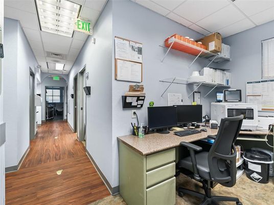 Home Office, Interior, Wood Texture Flooring