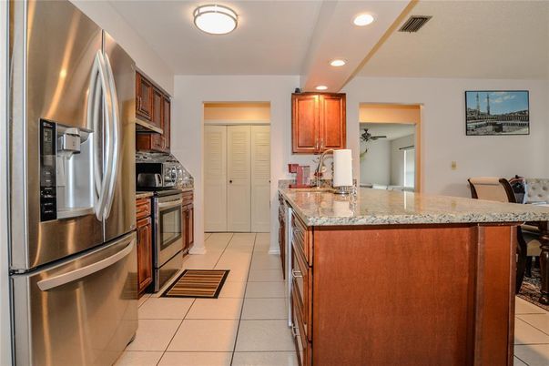Interior, Kitchen, Recessed Lighting, Stainless Steel Appliances