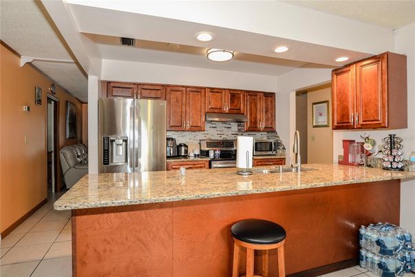 Interior, Kitchen, Recessed Lighting, Stainless Steel Appliances
