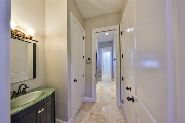 Bathroom, Interior, Recessed Lighting