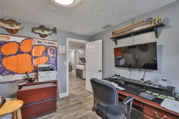Home Office, Interior, Wood Texture Flooring
