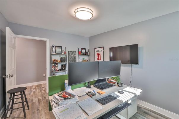 Home Office, Interior, Wood Texture Flooring