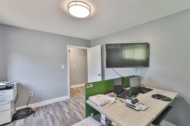 Home Office, Interior, Wood Texture Flooring