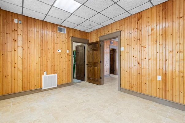Empty room, Interior, Wooden Walls