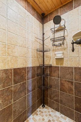 Bathroom, Interior, Wooden Ceilings