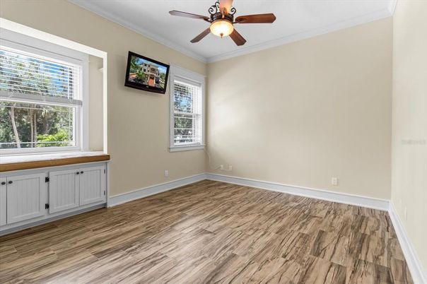 Empty room, Interior, Wood Texture Flooring