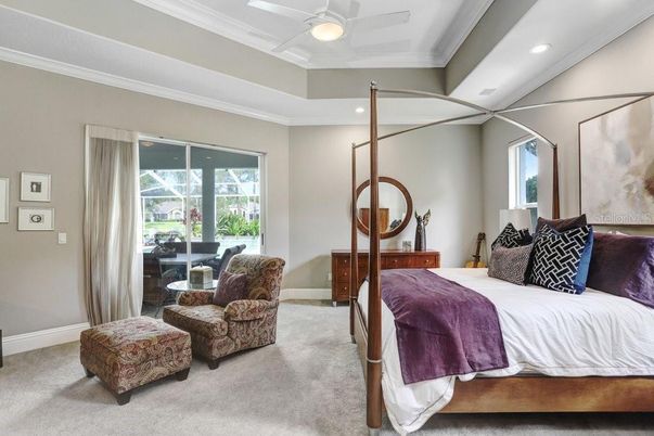 Bedroom, Interior, Recessed Lighting
