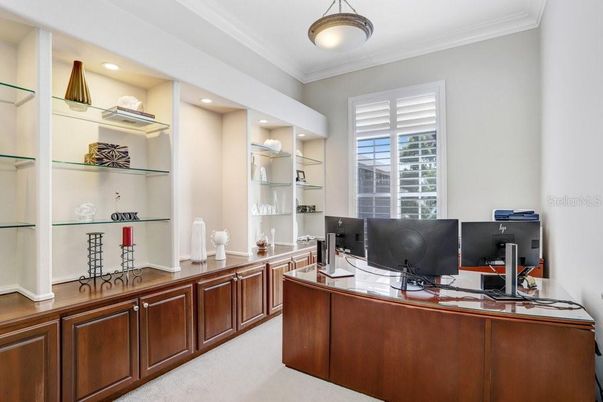 Home Office, Interior, Recessed Lighting