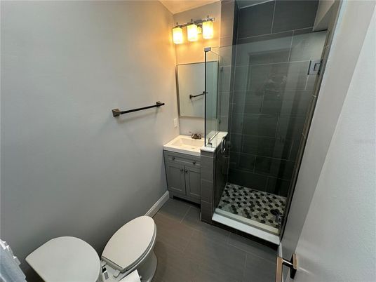 Bathroom, Glass Shower, Interior