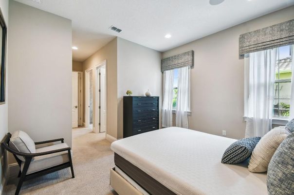 Bedroom, Interior, Recessed Lighting