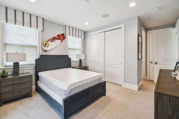Bedroom, Interior, Recessed Lighting