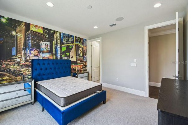 Bedroom, Interior, Recessed Lighting