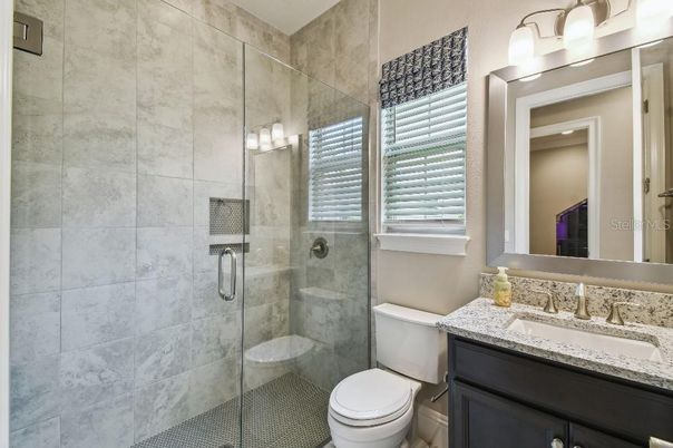 Bathroom, Glass Shower, Interior