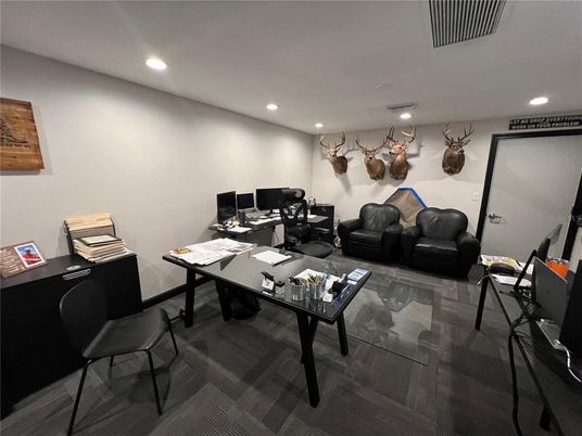 Home Office, Interior, Recessed Lighting
