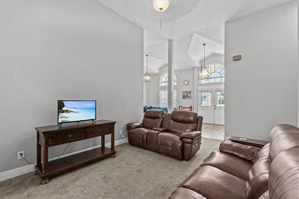 Interior, Living room, Pendant Lights, Wood Texture Flooring