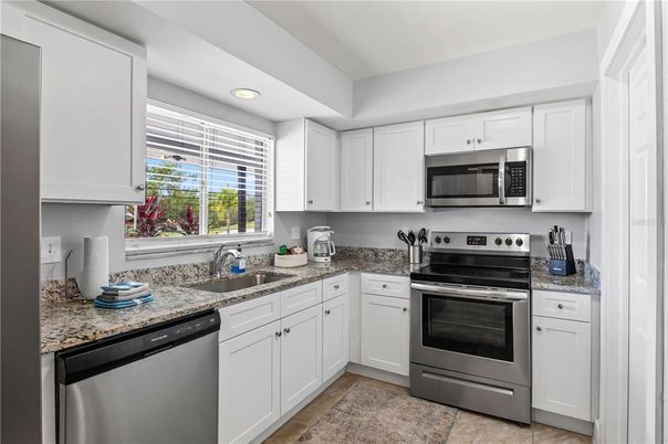 Interior, Kitchen, Recessed Lighting, Stainless Steel Appliances