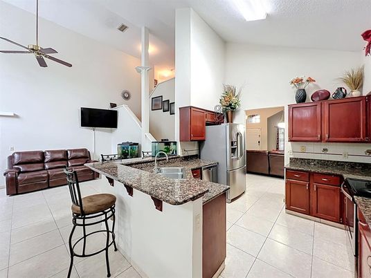 Interior, Kitchen, Living room