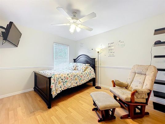 Bedroom, Interior, Wood Texture Flooring