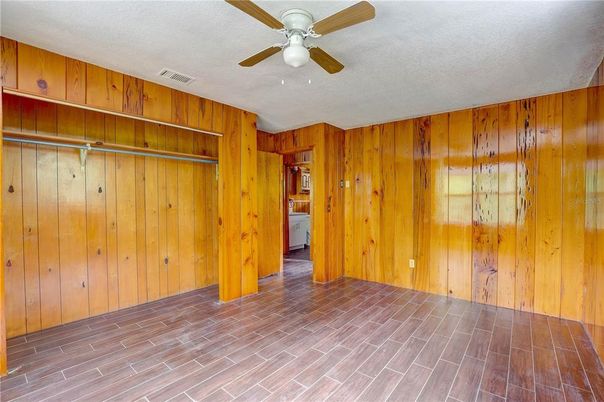 Empty room, Interior, Wood Texture Flooring, Wooden Walls