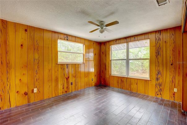 Empty room, Interior, Wood Texture Flooring, Wooden Walls