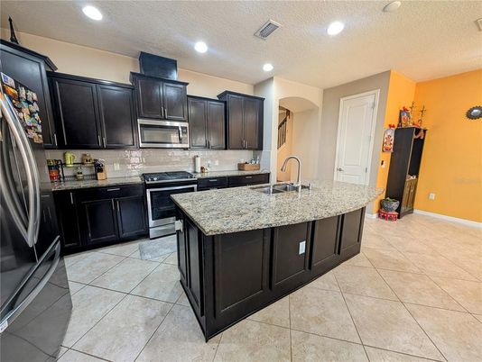 Interior, Kitchen, Recessed Lighting, Stainless Steel Appliances