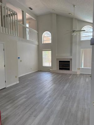 Fireplace, Interior, Wood Texture Flooring