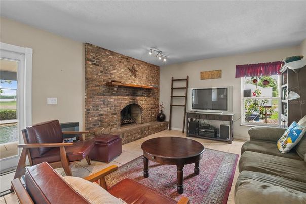 Fireplace, Interior, Living room, Stone Walls