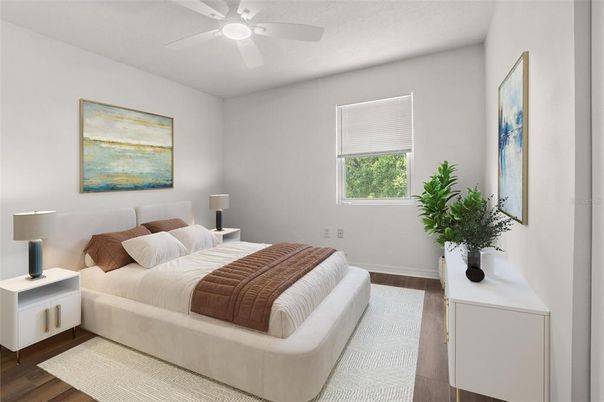 Bedroom, Interior, Wood Texture Flooring