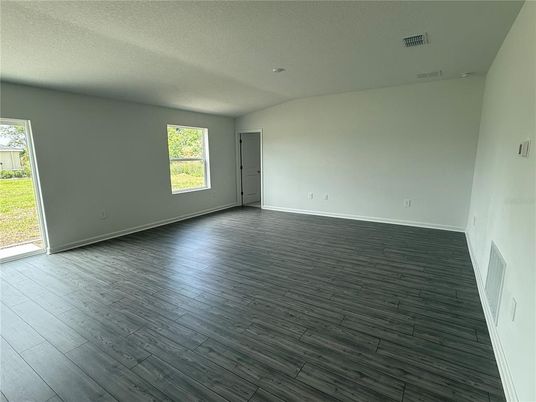 Empty room, Interior, Wood Texture Flooring