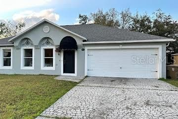 Attached, Exterior, Facade, Ranch