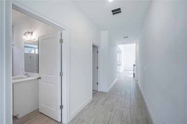 Bathroom, Interior, Wood Texture Flooring