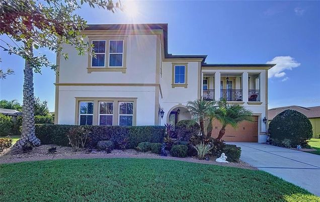 Attached, Backyard, Exterior, Facade, Mediterranean