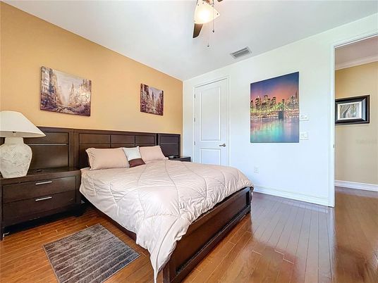 Bedroom, Interior, Wood Texture Flooring